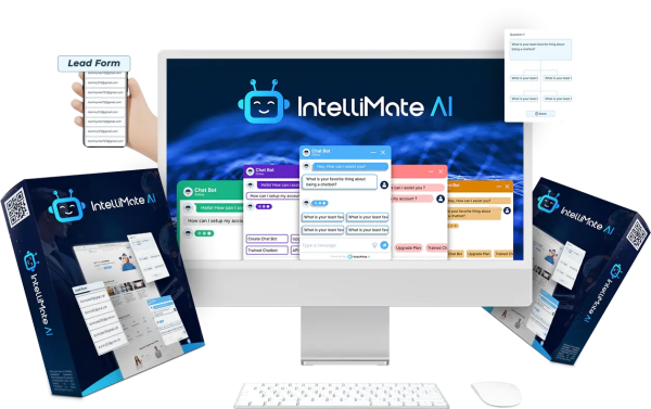 Intellimate AI Review - Instantly Create, Train, and Launch Self-Learning AI Chatbots in Any Language in Seconds!