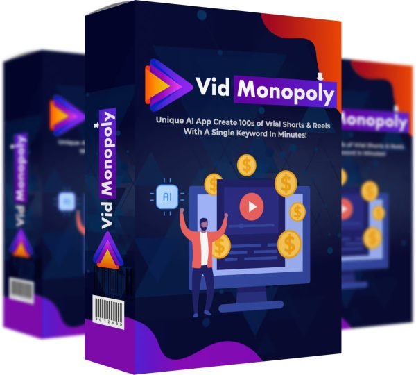 Vid Monopoly Review - The Ultimate A.I. App That Creates 100s Of Viral Shorts And Reels In Minutes ALL AT ONCE, With A Single Keyword!