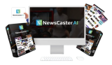 NewsCaster AI Review – The Brand New AI-Powered App Builds Us Self-Updating News Broadcasting Sites In ANY Niches!