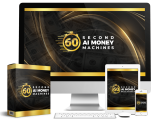 60 Second AI Money Machines Review – The Brand New In The Market APP With AI Powered Automatically Generating Us Four Passive Income Streams!